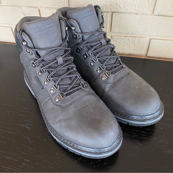 Skechers Mens Relaxed Fit Memory Foam Waterproof Corado-JAXX  Boots Comfort 10.5 - Picture 2 of 9